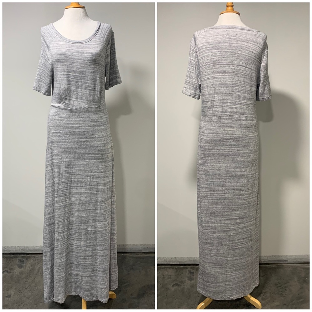 MODEST Lou & Grey space gray maxi dress size L EUC